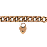 Rose Gold Curb Link Bracelet