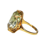 Green Amethyst Cocktail Ring