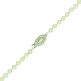 Cultured Pearl Necklace With Diamond Clasp
