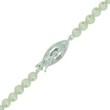 Cultured Pearl Necklace with Vintage Clasp