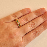 Pearl & Emerald Ring
