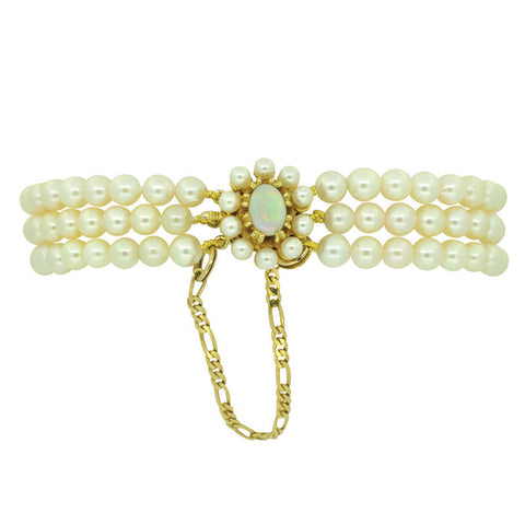 Pearl & Opal Bracelet