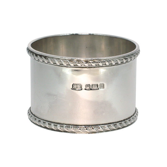 Vintage Hallmarked Silver Napkin Ring