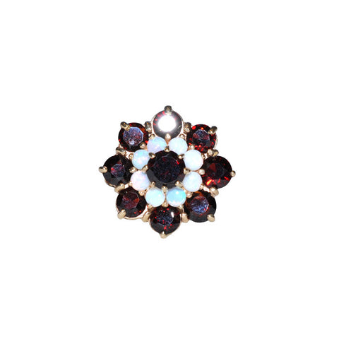 Garnet & Opal Dress Ring